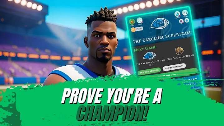 Widok drużyny w menu